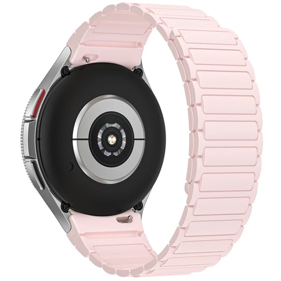 Pasek Magnetyczny do Samsung Galaxy Watch 4/5/6/7/FE 40/42/43/44/45/46/47mm, Różowy