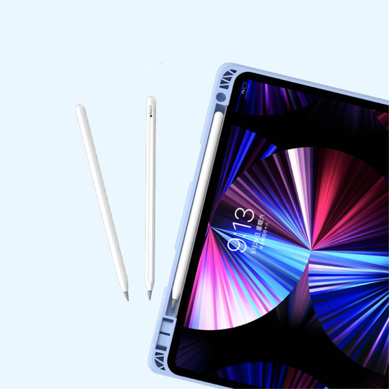 Etui z klawiaturą do iPad Air 10.9" 2022/2020 (5/4 gen.), Touchpad, niebieskie