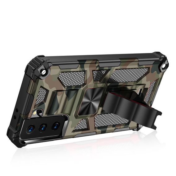Etui do Samsung Galaxy S22 5G, Armor Kickstand, zielone