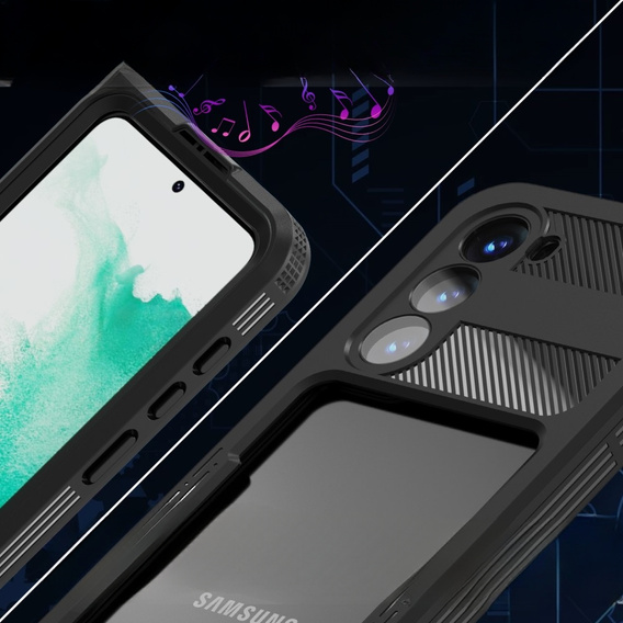 Etui Wodoodporne IP68 do Samsung Galaxy S23, czarne