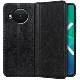 Etui do Nokia X10 / X20, Wallet Litchi Leather, czarne