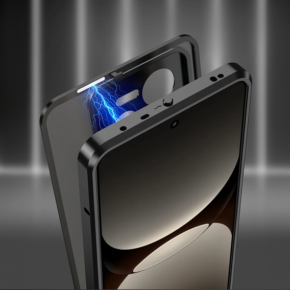 Etui do Realme GT 7 Pro, Frame Case, czarne