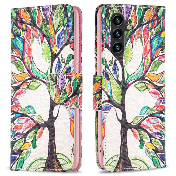 Etui z klapką do Samsung Galaxy A05s, Wallet, Tree of Life