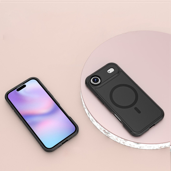 Etui MagForce do iPhone 17 Air, do MagSafe, pancerne, czarne