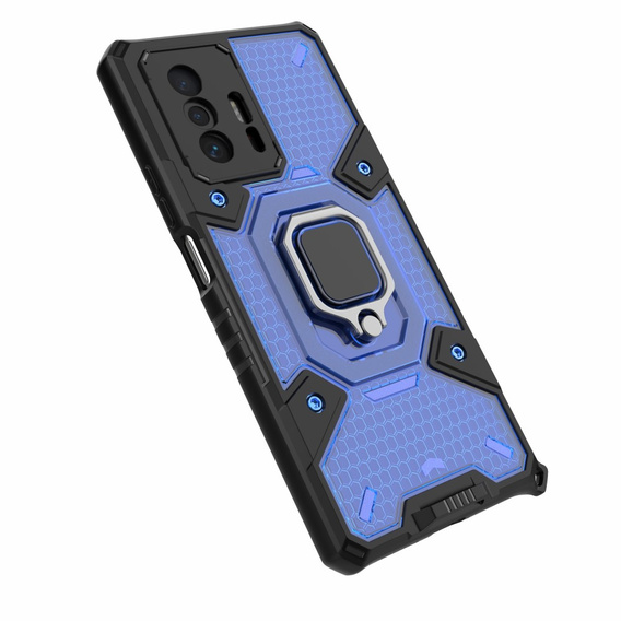 Etui ERBORD Kickstand Honeycomb do Xiaomi 11T / 11T Pro, Blue