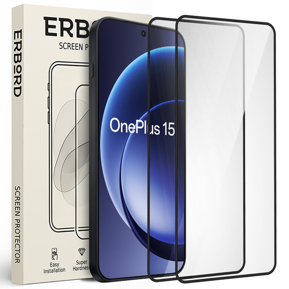 2x Szkło hartowane ERBORD 3D do OnePlus 15