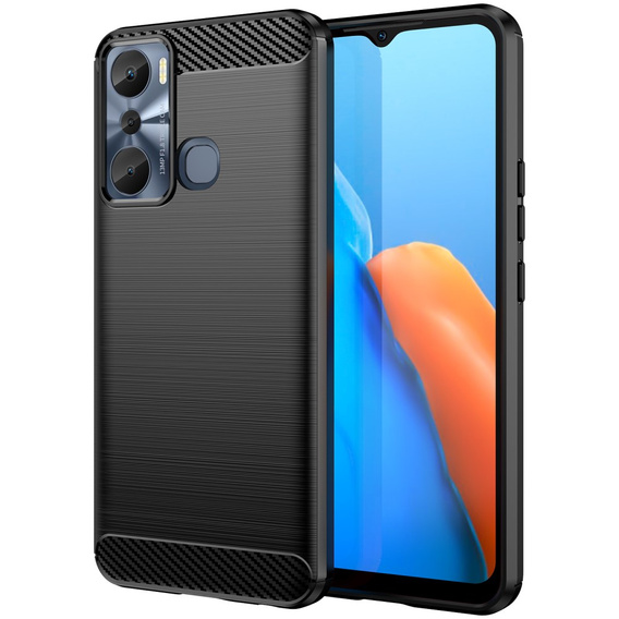 Etui do Infinix Hot 20i, Karbon, czarne