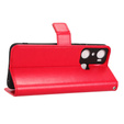 Etui z klapką do Infinix Hot 20i, Crazy Horse Wallet, czerwone