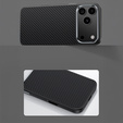 Etui BENKS Kevlar Armor PRO Carbon Fiber 600D A069 do MagSafe do iPhone 17 Pro