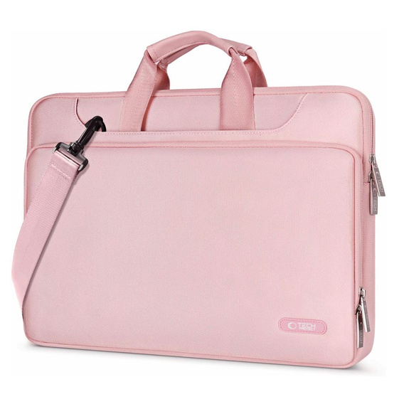 Tech-Protect Pocket Bag, Etui Torba do laptopów 15-16 cali, Różowa