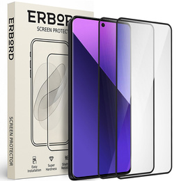 2x Szkło Hartowane ERBORD 3D do Xiaomi Redmi Note 13 Pro+ 5G – ochrona całego ekranu