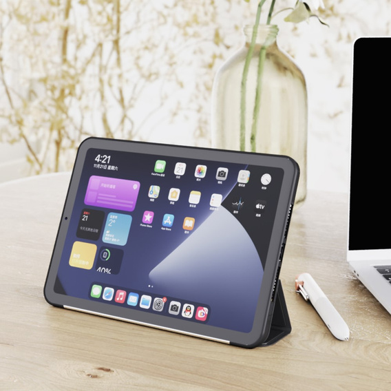 Etui do iPad mini 8.3" 2021 (6 gen.) / iPad mini 8.3" 2024 (7 gen.), Smartcase, czarne