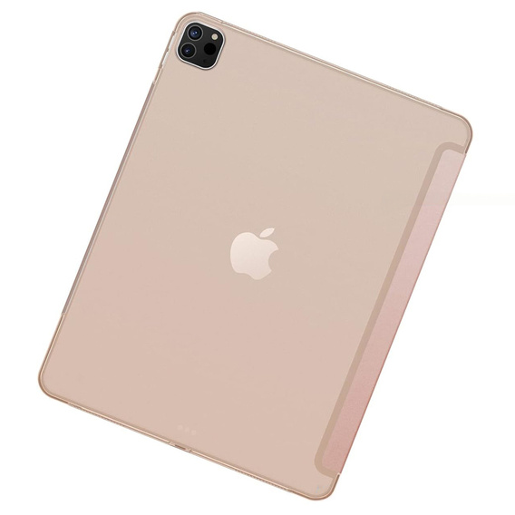 Etui do iPad Pro 12.9" 2022/2021/2020 (6/5/4 gen.), Smart Pencil, z miejscem na rysik, różowe