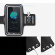 Etui na ramię SPIGEN A703 Dynamic Shield Armband do smartfonów do 6.9", czarne