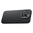 Etui BENKS Kevlar do iPhone 16 Pro Max, Carbon Fiber, do MagSafe, czarne