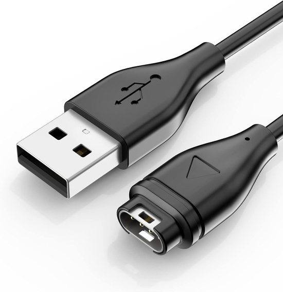 Kabel USB/ładowarka do smartwachy Garmin, czarny
