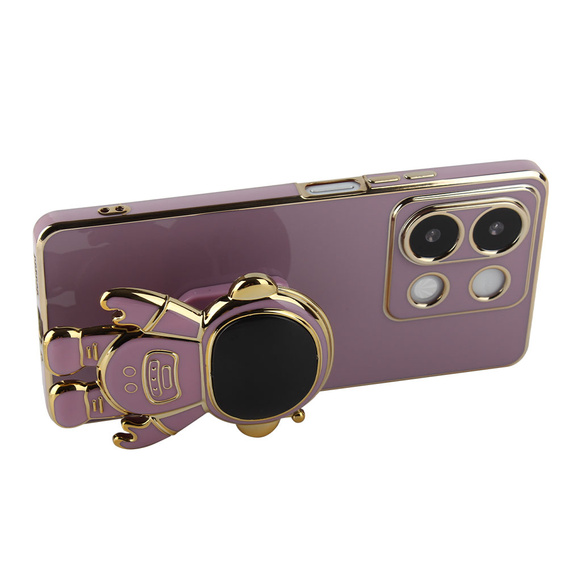 Etui do Xiaomi Redmi Note 13 5G, Astronaut, fioletowe + Szkło Hartowane 9H