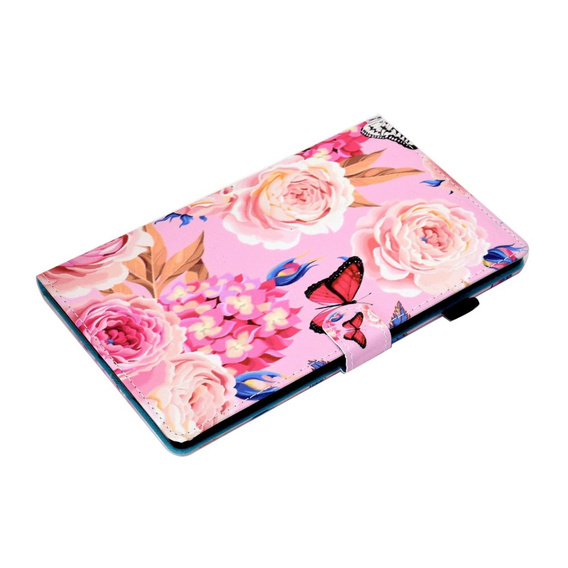 Etui do Lenovo Tab M10 Plus 10.6 Gen 3 TB-125F TB-128F, flowers and butterfly