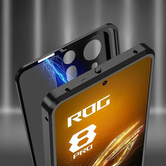 Etui do ASUS ROG Phone 8 Pro, Frame Case, czarne