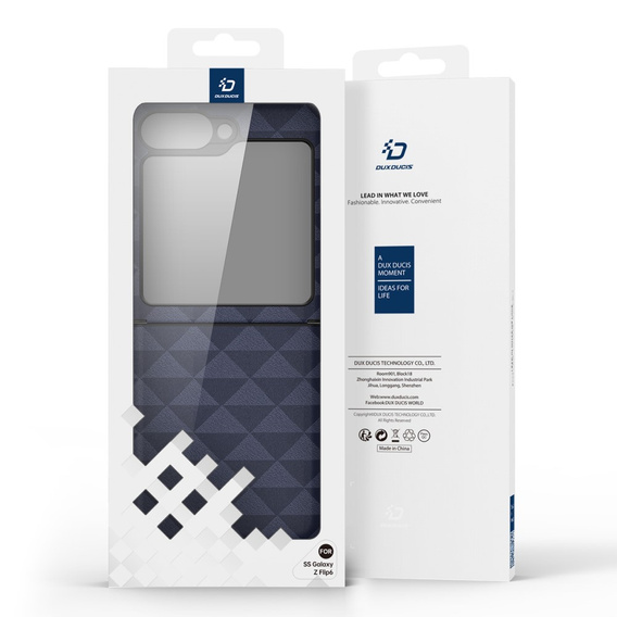 Etui Dux Ducis do Samsung Galaxy Z Flip7 FE / Z Flip6, Fitt, niebieskie