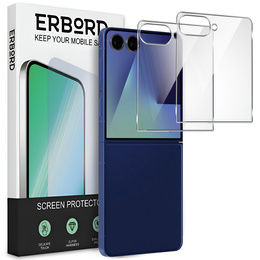 2x Szkło Hartowane ERBORD 9H Hard Glass do Samsung Galaxy Z Flip7 5G – codzienna ochrona w eleganckim wydaniu