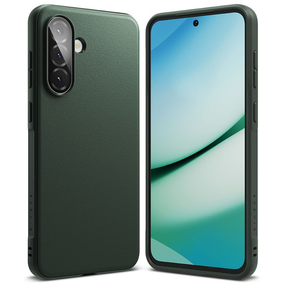 Etui Ringke do Galaxy A36 / A56 5G, Onyx, Zielone + Szkło Hartowane 9H