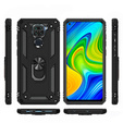 Etui pancerne do Xiaomi Redmi Note 9, Nox Case Ring, czarne