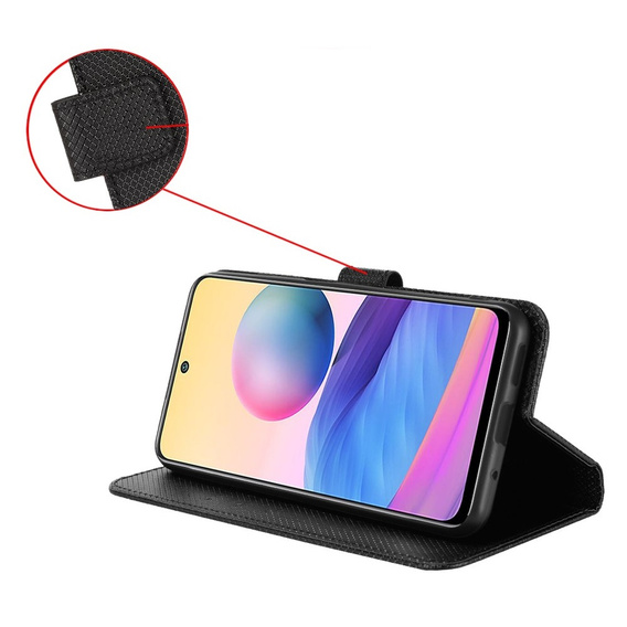 Etui z klapką do Motorola Moto G84 5G, Smart Magnet, czarne