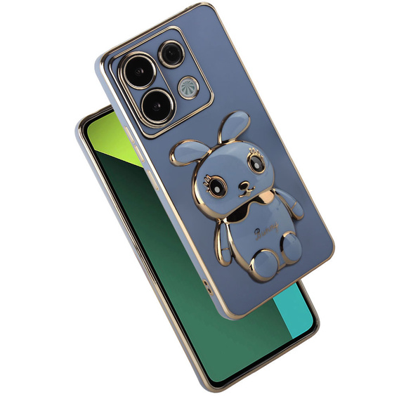 Etui do Xiaomi Redmi Note 13 Pro 5G, Rabbit, niebieskie + Szkło Hartowane 9H