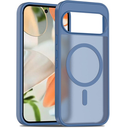 Etui Matt Case do Google Pixel 10 / 10 Pro, do MagSafe, półprzezroczyste niebieskie