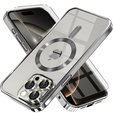 Etui do iPhone 16 Pro, Electro MagSafe, tytanowe szare + Szkło na ekran