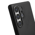 Etui MELKCO do Samsung Galaxy S25 Ultra, skórzane, czarne
