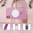 Etui do iPhone 16 Plus, Electro MagSafe, różowe + Szkło na ekran