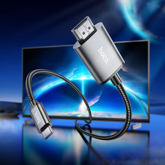 Kabel USB-C do HDMI Hoco UA27 4K 30Hz 2m