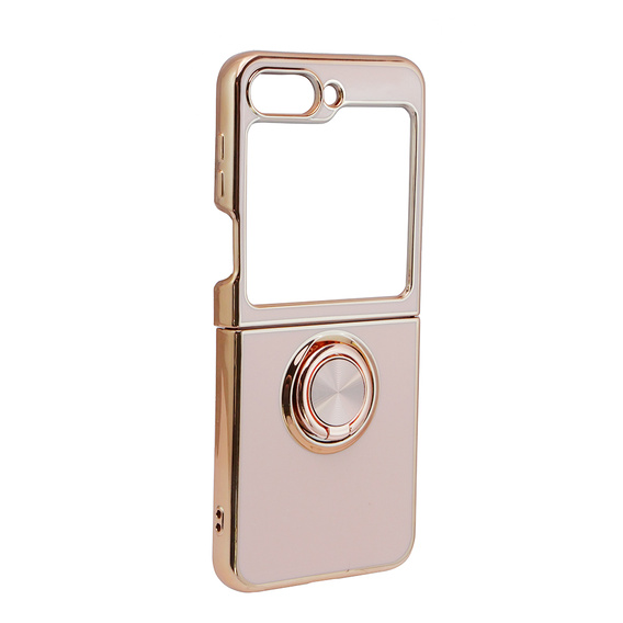 Etui do Samsung Galaxy Z Flip 5 5G, Electro Ring, różowe