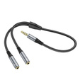 Hoco UPA21 Kabel audio AUX 2w1 – rozdzielacz Jack 3,5 mm