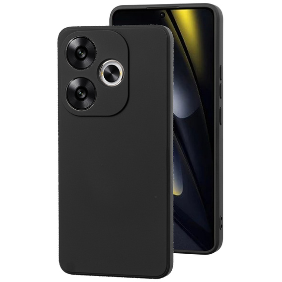 Etui do Xiaomi Poco F6, Silicone Lite, czarne