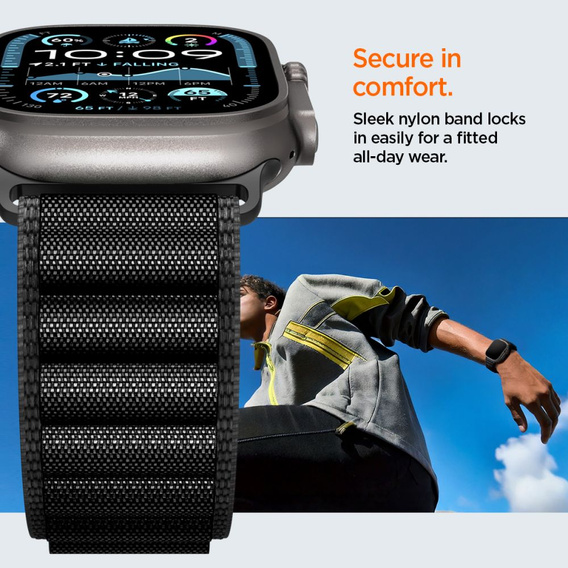 Pasek Spigen WBF1 Band do Apple Watch 8/9/10/11/SE/Ultra 1/2 (44/45/46/49 mm)