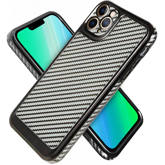 Etui do iPhone 14 Pro Max Carbon Slim Case Obudowa, Czarne