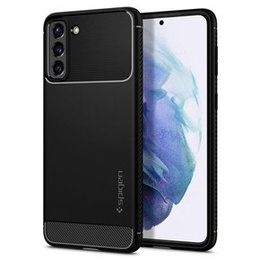 Etui Spigen do Samsung Galaxy S21, Rugged Armor, czarne