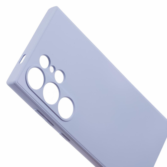 Etui do Samsung Galaxy S24 Ultra, Silicone Lite, fioletowe