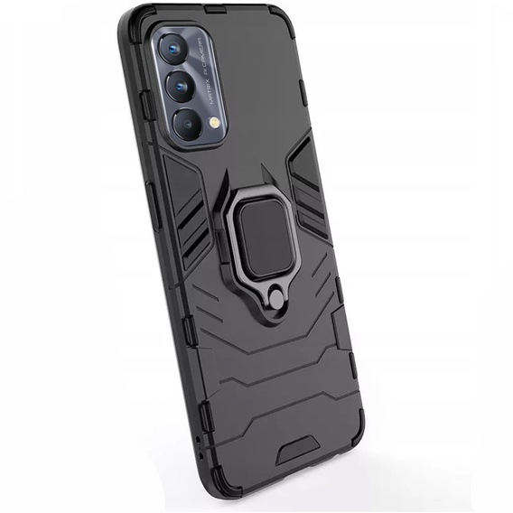 Etui do Realme GT Master Edition, Kickstand Ring, czarne