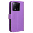 Etui z klapką do Xiaomi 13T / 13T Pro / Redmi K60 Ultra, Smart Magnet, fioletowe