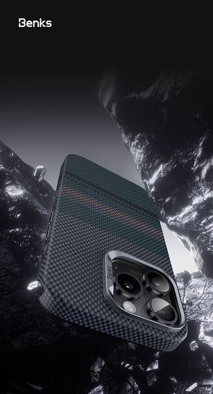 Etui ochronne Magnetic Armor Pro Aurora Kevlar 600D do iPhone 16 Pro