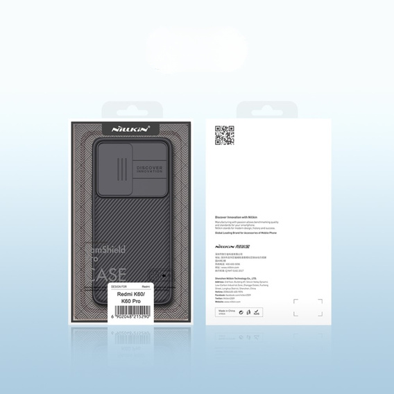 Etui do Poco F5 Pro, pancerne Nillkin, CamShield Pro, Czarne