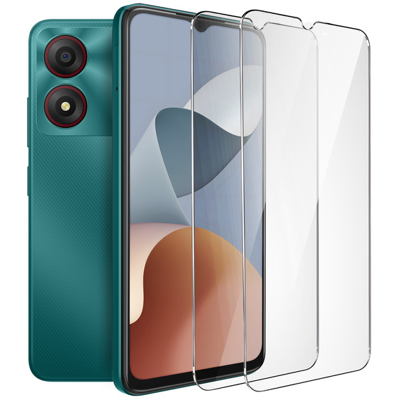 2x Szkło Hartowane ERBORD 9H Hard Glass do ZTE Blade A34 – codzienna ochrona w eleganckim wydaniu