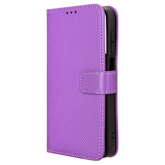 Etui z klapką do Samsung Galaxy M15 5G, Wallet Smart Magnet, fioletowe