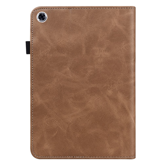 Etui do Samsung Galaxy Tab A9+, Classic, z miejscem na rysik, brązowe