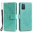 Etui z klapką do Oppo Reno6 5G, Mandala, zielone