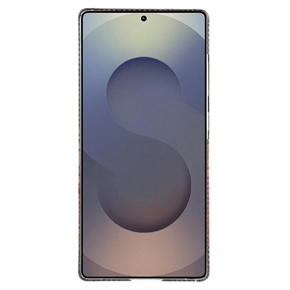 Etui do Samsung Galaxy S25 Ultra – magnetyczne Aramid Fiber, Pomarańczowe
